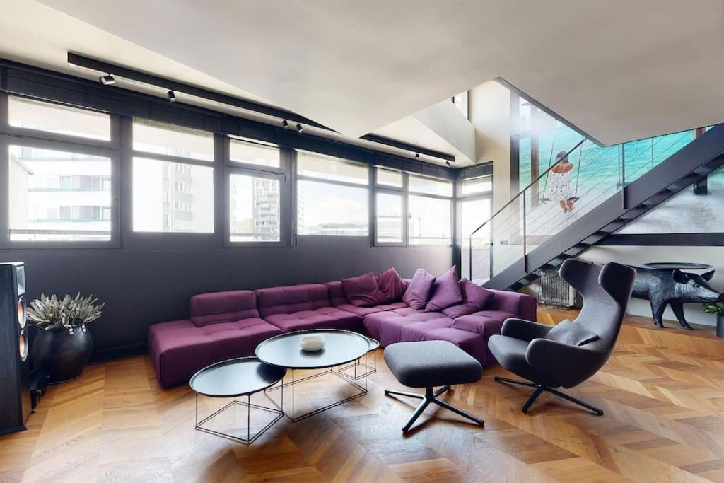 Apartament Stylovy Loft S Ohromnou Terasou Bratysława Zewnętrze zdjęcie